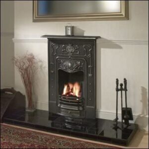 Clarke Gloucester Cast Iron Fireplace.