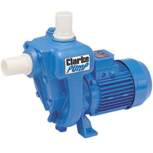 Clarke CPE20A1 Industrial Self Priming Open Impeller Water Pump, 230V