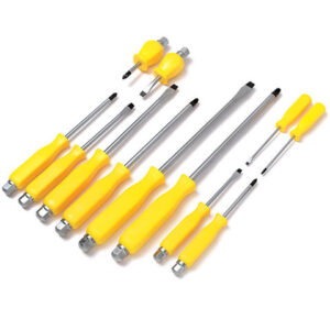 Clarke 12 Piece Thru-Shaft Screwdriver Set