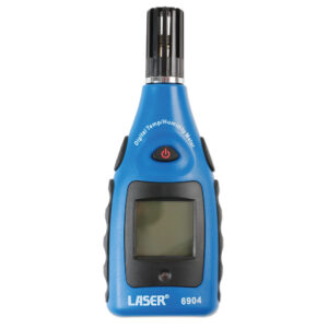 Laser Temperature /Humidity Level Meter