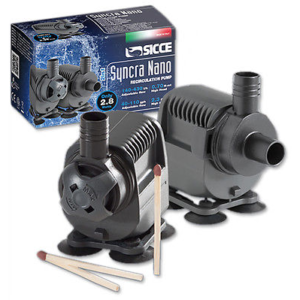 Sicce Syncra Silent Nano Wet/Dry Pump 140-430 L/H, 240V