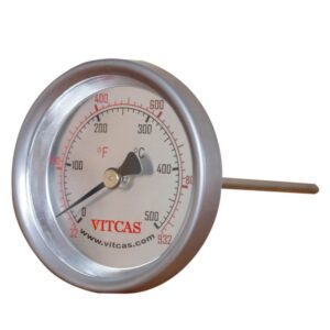 Vitcas Stainless Steel Probe-Oven Thermometer 0°C - 500°C