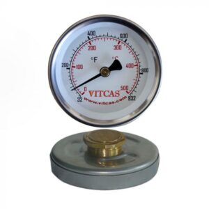 Vitcas Stainless Steel Door Oven Thermometer 0°C - 500°C