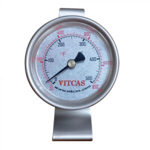 Vitcas Stainless Steel Freestanding Oven Thermometer 0°C - 500°C