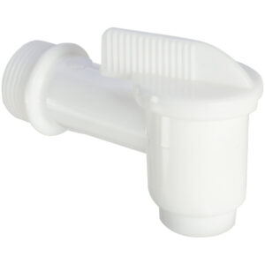 MachineMart J4174 ¾” BSP White Plastic Drum Tap