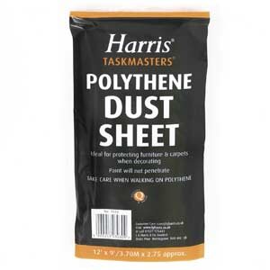 Harris Taskmaster Polythene Dust Sheet