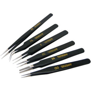MachineMart 6 Piece Tweezers Set