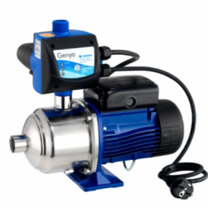 Lowara HM-Genyo Series Pressure Boosting Pump with e-HM Horizontal Multistage Centrifugal Pump & Genyo Pump Controller, 240V/1PH.