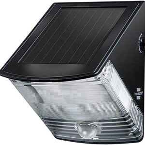 Brennenstuhl Solar LED Wall Lamp SOL 04 Plus IP44 with PIR Sensor 2xLED 0,5W 85lm Colour Black