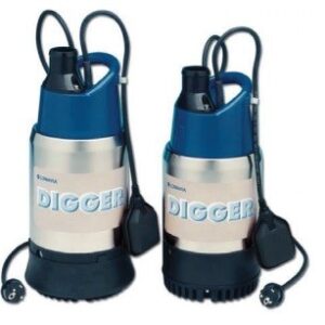 Lowara DIGGER 4 Contractor Submersible Pump W/Float Switch, 240V