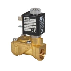 ACL Solenoid Valve 2/2-Way - Water Oil Compressed Air - 15 Bar - Currentless Opened (without electric coil), ½’’ BSP Female