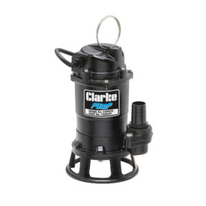 Clarke CGP870 1¼" (31.75mm) 870W 140l/m - 10m Head Submersible Grinder Pump, 230V/50HZ