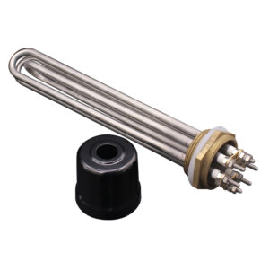 Antares Electric Steel Immersion Heater for Oil, 415V 2500 W with 2’’ BSP Thread