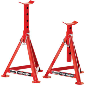 Clarke CAX3TP Pair of 3 Tonne Axle Stands (1.5T per stand)