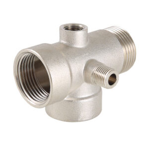 Chromed plated 5 Way Brass Fitting