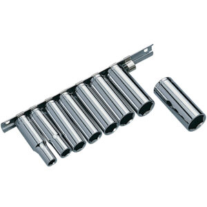 Clarke CHT142 9-piece 3/8’’ Drive Imperial Deep Socket Set