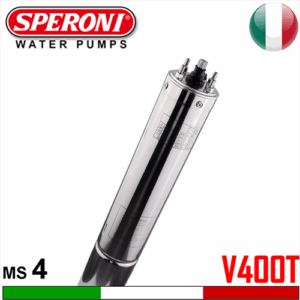 Speroni MS-4 Submersible Motor in Oil Bath  for 4’’ Wells, 2.2KW, 230V/1PH/5HZ