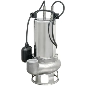 Speroni SNX 1402-VS Stainless Steel Submersible Pump w/Vortex impeller, 230V