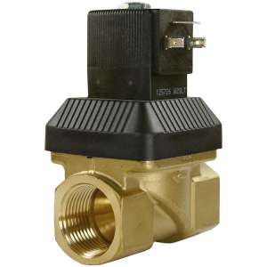 Antares Brass Solenoid Valve (normally closed) W/out Coil, 1/2''
